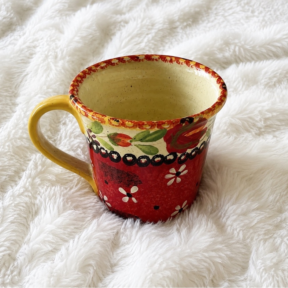 Sienna by Giani Handpainted Ceramic Mug